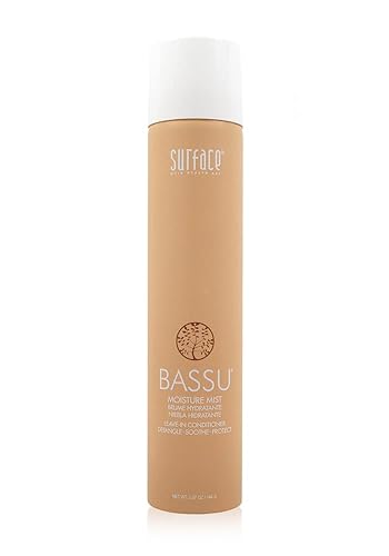 Surface Hair - Bassu Moisture Mist Leave-In Conditoner- Cleanses, Moisturizes, and Provides Sulfate Free Shine - 6oz Beauty & Personal Care SURFACE