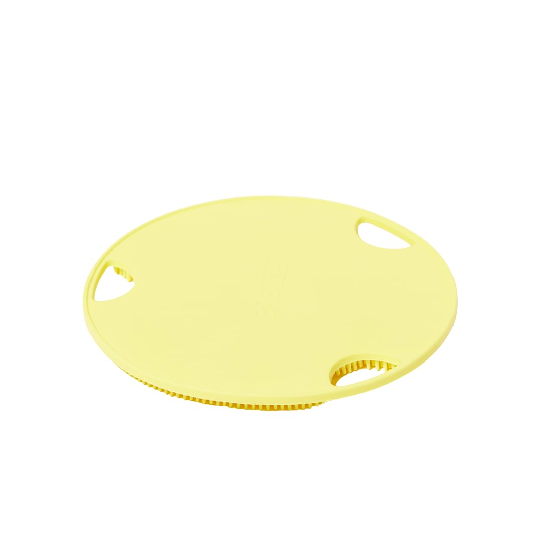 Boie USA Flat Body Scrubber - Soft Silicone-Like Exfoliating Shower Scrubber & Body Cleansing Brush - Stick-to-Wall Loofah Replacement - Body Beauty & Personal Care Boie USA