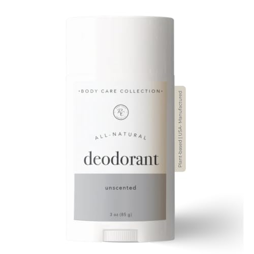 Rowe Casa Organics Unscented Natural Aluminum Free Deodorant for Men and Women, Fragrance-Free and Paraben-Free Deodorant Stick with Therapeutic-Grade Beauty and Personal Care Rowe Casa Organics
