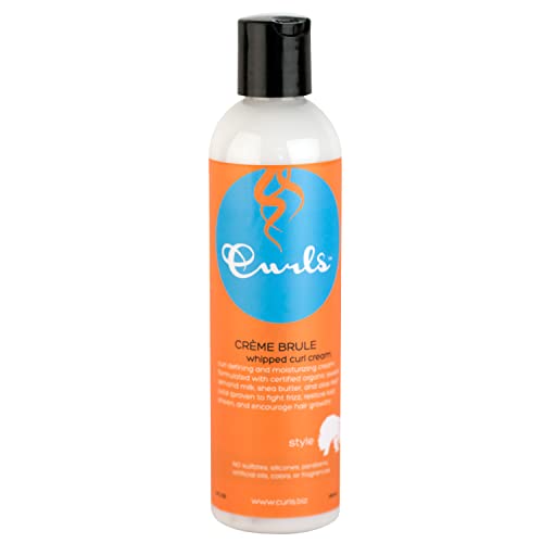 Curls Crème Brule Whipped Sculpting Cream - Dry, Wavy, Curly, and Textured Hair - Fights Frizz and Defines Refresh and Rehydrate, 8oz Beauty & Personal Care Curls