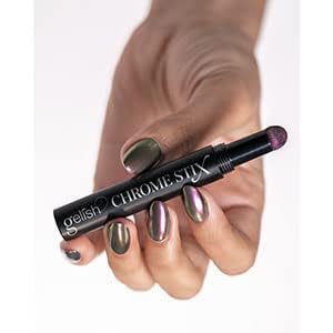 Gelish Chrome Stix Nail Art Powder At-Home Use: Magenta Chameleon, 0.5g