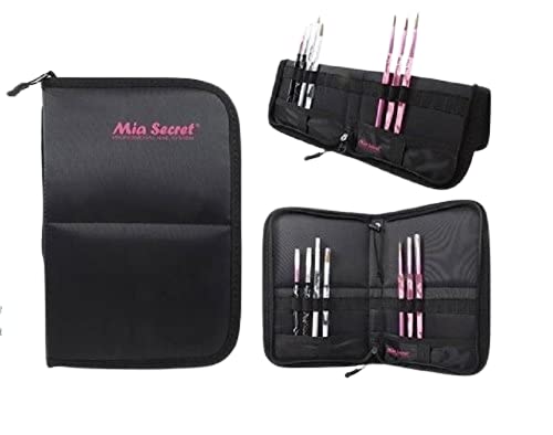Mia Secret Kolinsky Nail Brush Holder - Gel Nail Brush Holder - Nail Brush Bag Beauty & Personal Care Mia Secret