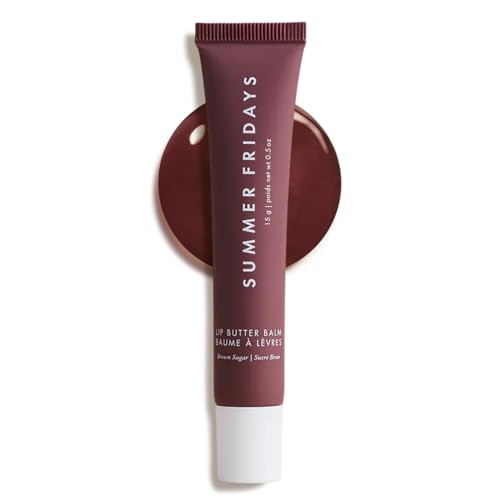 Summer Fridays Lip Butter Balm - Moisturizing Lip Gloss for Instant Shine + Sheer Color - With Nourishing Shea Butter - Everyday Makeup + Skin Care Beauty and Personal Care Summer Fridays