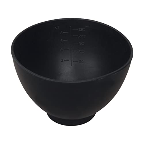ForPro Professional Collection Silicone Mixing Bowl, Black, Flexible, Odorless, for Mixing Facials, Massage, Body & Other Products, 8 oz Beauty & Personal Care ForPro Professional Collection