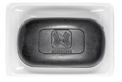 Ninon African Black Soap 5oz -6 pack Beauty & Personal Care Ninon