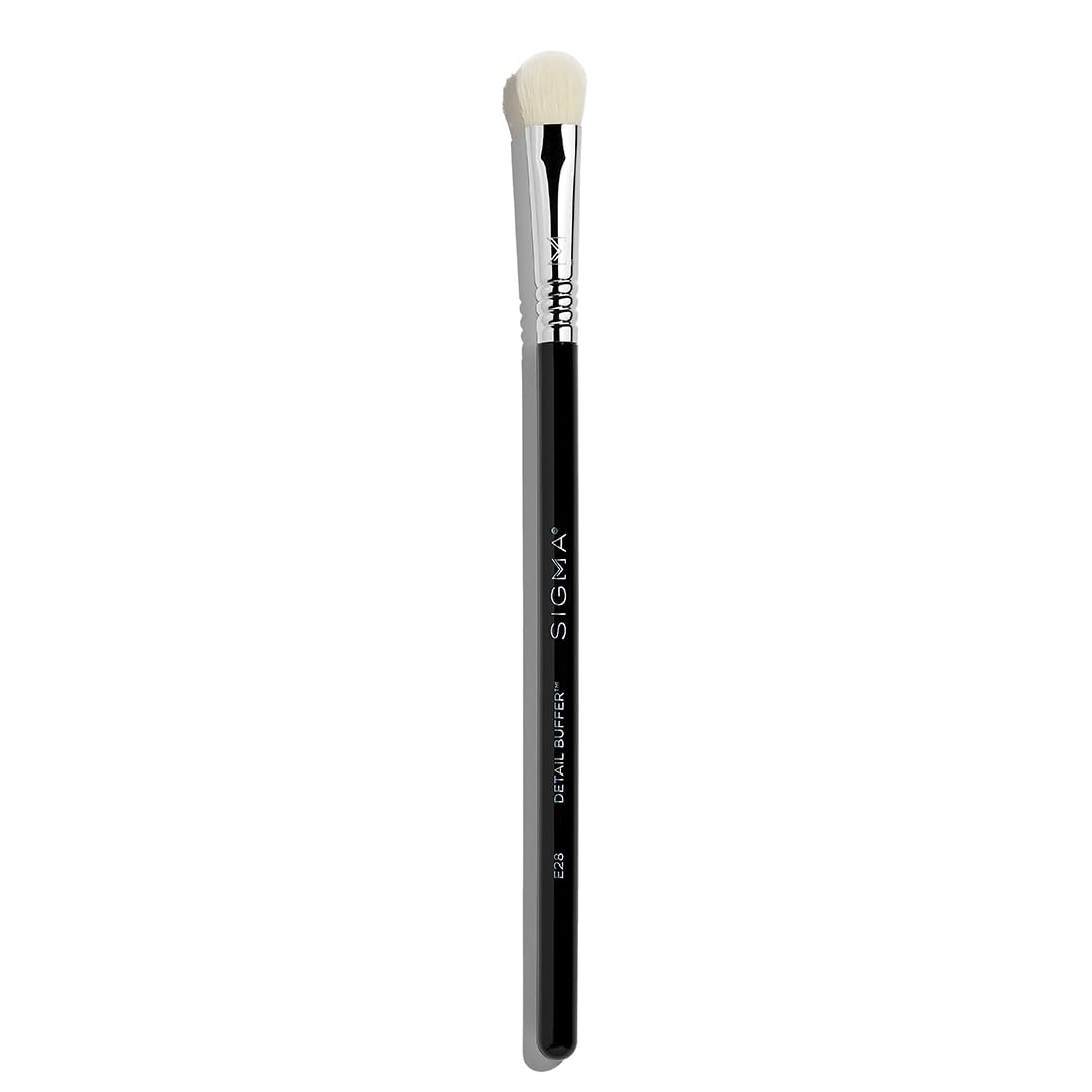 Sigma Beauty Professional E28 Detail Buffer Brush - Professional Eyeshadow Brush for Seamless Cream or Liquid Eyeshadow Blending, Packing on Metallic Beauty & Personal Care Sigma Beauty
