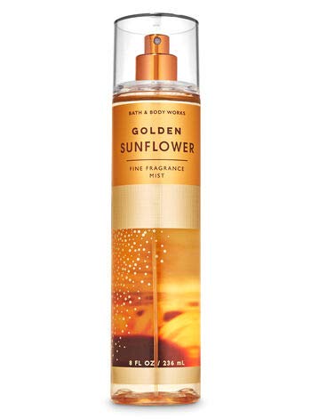Bath & Body Works - Golden Sunflower - Daily Trio - Fall 2020 - Shower Gel, Fine Fragrance Mist & Body Lotion Beauty & Personal Care Bath & Body Works