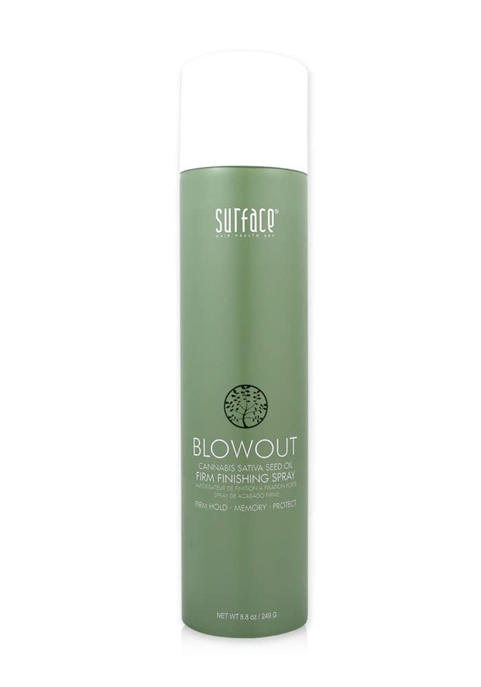 SURFACE Hair Blowout Firm Hair Spray for Women and Men, 8.8oz - Heat Protecting, Volumizing, Lychee and Maracuja Oil - Premium Blowout Hair Products Beauty & Personal Care SURFACE