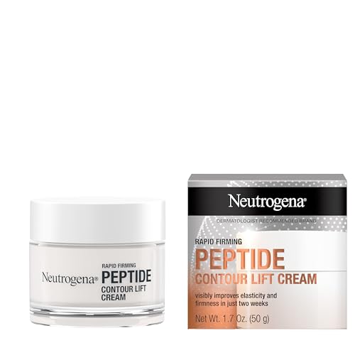 Neutrogena Rapid Firming Peptide Contour Lift Face Cream, Moisturizing Daily Facial Cream to visibly firm & lift skin plus smooth the look Beauty & Personal Care Neutrogena