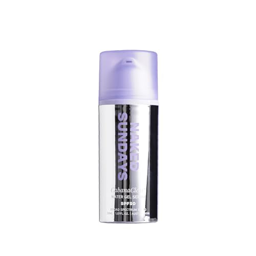 Naked Sundays CabanaClear Facial Suncreen Serum - SPF 50 Invisible Water Gel for Sensitive Skin, Lightweight, Fragrance-Free, Daily Face Sunscreen Beauty & Personal Care Naked Sundays