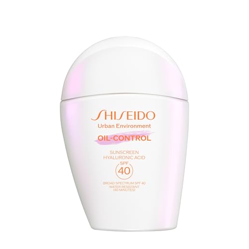 Shiseido Urban Environment Oil-Control Sunscreen - Protects, Hydrates, Mattifies & Works as Face Primer - Water Resistant for 40 Minutes