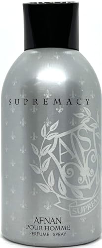 Afnan Supermacy Silver for Men Deodorant Body Spray, 8.45 Ounce Beauty and Personal Care Afnan