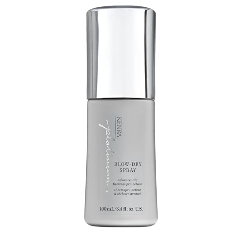 Kenra Platinum Blow-Dry Spray | Time-Saving Heat Protectant | Detangles, Smooths, and Softens | Eliminates Frizz & Resists Humidity | Medium To Coarse