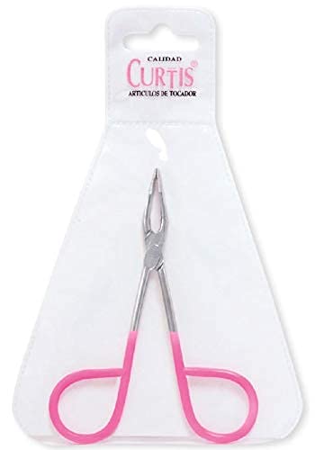 Curtis PROFESSIONAL Salon TWEEZERS with Easy Scissor Handle, CASE Included; The BEST PRECISION EYEBROW TWEEZERS Men/Women; Tools for Facial Hair Beauty and Personal Care Curtis