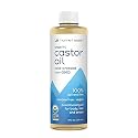 Home Health Castor Oil - 8 fl oz - Conditioning Oil for Body, Skin & Brows - Non-GMO, USDA-Certified Organic - Cold Pressed - Solvent & Hexane Free Beauty & Personal Care Home Health