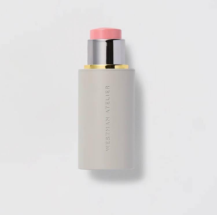 Westman Atelier Baby Cheeks Blush Stick - Coquette (Bright Pinky Peach). Full Size., 0.21 Ounce (Pack of 1)