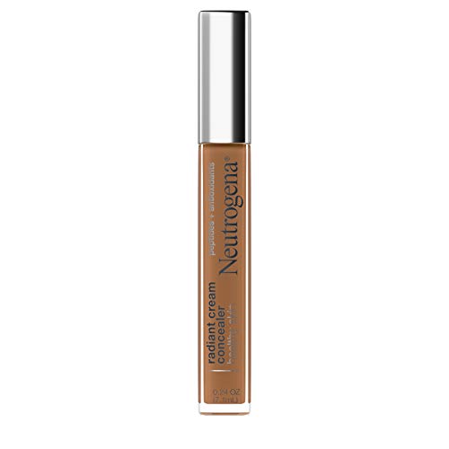 Neutrogena Healthy Skin Radiant Brightening Cream with Peptides & Vitamin E Antioxidant, Lightweight Perfecting Concealer, Non-Comedogenic, Mocha Beauty & Personal Care Neutrogena