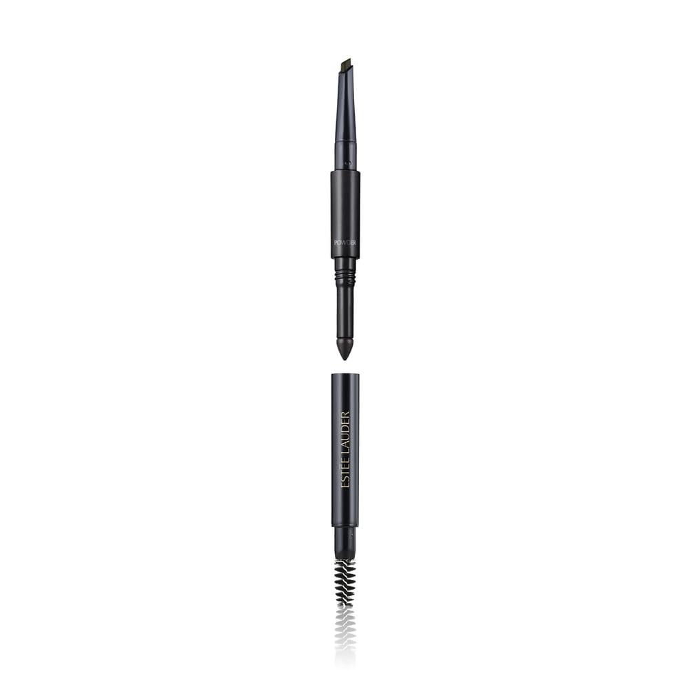 Estée Lauder The Brow Multi-Tasker 3-in-1 Tool | Eyebrow Pencil, Powder and Brush, 05 Black Beauty & Personal Care Estée Lauder