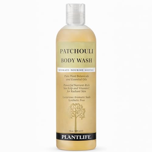 Plantlife Patchouli Body Wash - GMO and Gluten Free Gentle and Moisturizing Body Wash That Contains Only Ingredients Straight from Nature Beauty & Personal Care Plantlife