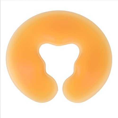 Dioche Soft Silicone Facial Relaxation Massage Pillow - a Comfortable headrest for Salon use, Providing Premium Facial Care - Skin Color, Hard Bottom Beauty and Personal Care Dioche