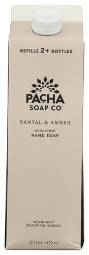 Pacha Soap Santal & Amber Refill Hand Soap, 32 FZ Beauty & Personal Care Pacha Soap Co