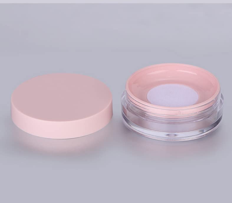 HLLMX 2 PCS Empty Loose Powder Container 10g Reusable Loose Powder Compact Case Make Compact Container DIY Makeup Powder Case with Sponge Powder Beauty & Personal Care Duehut