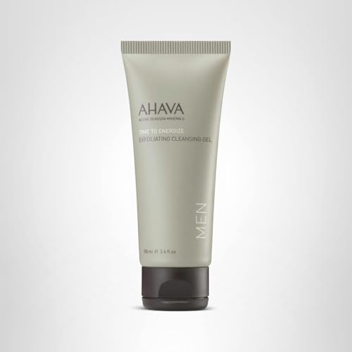 AHAVA Men's Exfoliating Cleansing Gel - Helps Against Clogged Pores, Smoothes & Cleans, Refreshes & Energizes the Skin with exclusive Osmoter Beauty & Personal Care AHAVA