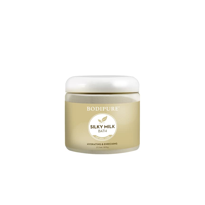 Bodipure Silky Milk Body Bath - Fortified with Natural Milk Proteins to Retain Moisture and Cleanse Skin - Gently Exfoliating and Moisturizing, 21.5 Beauty & Personal Care Bodipure