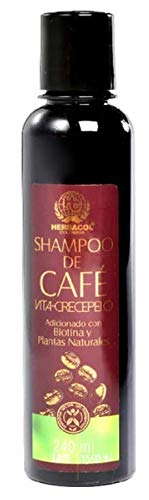 Herbacol Coffee Hair Growth Shampoo 8.1 Fl. Oz. (240ml) | Herbacol Shampoo Vitacrecepelo de Cafe 8.1 Fl. Oz. (240ml)