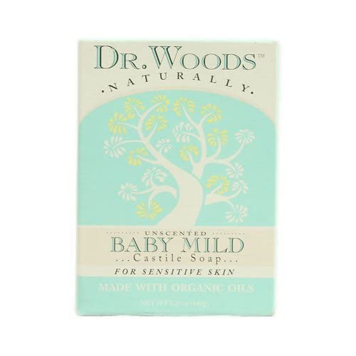 Dr Woods Unsct Baby Mild Size 5.25z Dr Woods Unscented Baby Mild Bar 5.25z Beauty & Personal Care Dr. Woods