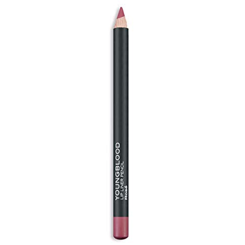 Youngblood Clean Luxury Cosmetics Lip Liner Pencil, Rose | Long Lasting Creamy Matte Lip Liner Pencil | Cruelty Free, Paraben Free, Gluten Free, Vegan Beauty & Personal Care Youngblood