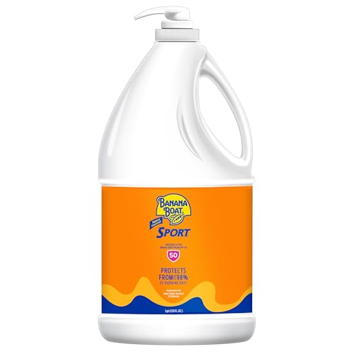 Banana Boat Sport Ultra SPF 50 Sunscreen Lotion, 128 Fl Oz, Oxybenzone Free (Pack of 1) Beauty & Personal Care Banana Boat