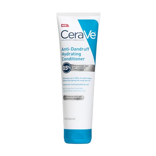 CeraVe Hydrating Anti Dandruff Conditioner, 0.5% Pyrithione Zinc Dandruff Treatment With Ceramides, Hyaluronic Acid & Niacinamide, Helps Eliminate Beauty and Personal Care CeraVe Default Title