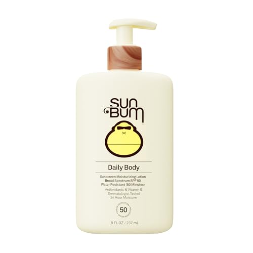 Sun Bum Daily SPF 50 Sunscreen Body Lotion - Broad Spectrum Moisturizing Sunscreen with Vitamin E - Vegan and Hawaii 104 Act Compliant (Without Beauty and Personal Care Sun Bum Default Title
