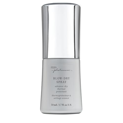 Kenra Professional Platinum Blow-Dry Spray | Time-Saving Heat Protectant | Detangles, Smooths, and Softens | Eliminates Frizz & Resists Humidity |