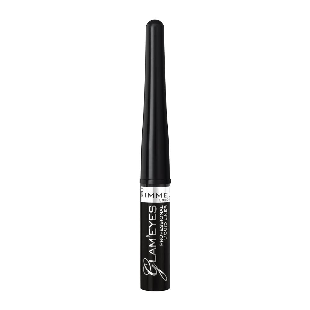 Rimmel Glam Eyes Liquid Liner, Black Glamour, 3.5 ml Beauty & Personal Care Rimmel
