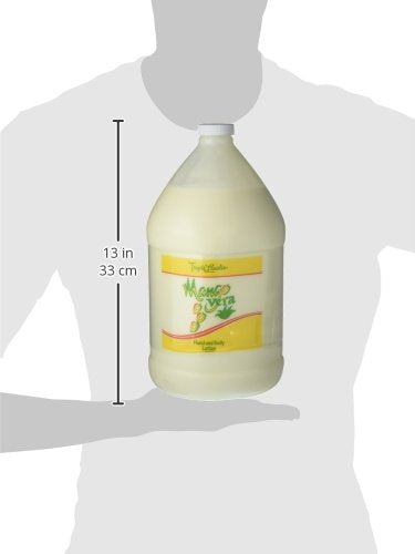 Triple Lanolin Mango Vera Soothing Lotion (1 Gallon) - Tropical Mango Scented Aloe & Lanolin Moisturizer for All Skin Types - Deeply Hydrating Hand Beauty & Personal Care Triple Lanolin