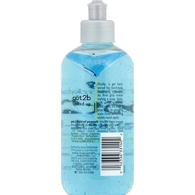 Got2B Spiked-Up Maxed Control Styling Gel, 8.5 Ounce/251.345 ml, Mint, Rosemary Scent, Firm Grip for Stubborn, Inexpensive Hair Types Beauty & Personal Care Got2B