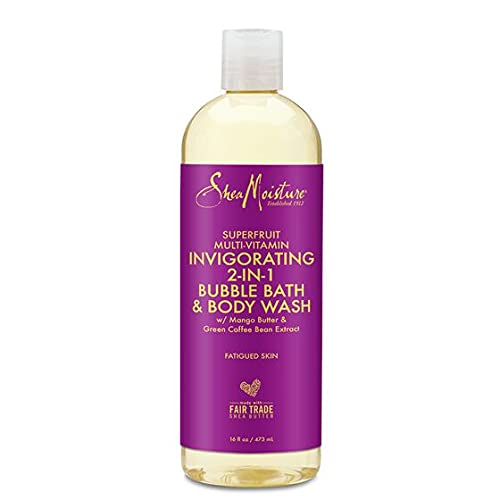Shea Moisture Superfruit complex bubble bath & body wash, 16 Fluid Ounce Beauty & Personal Care Shea Moisture
