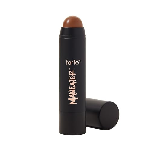 tarte maneater silk stick bronzer - Buildable Lightweight Cream Bronzer, Natural Matte Finish, Vegan & Cruelty-Free, full size, after dark Beauty & Personal Care tarte