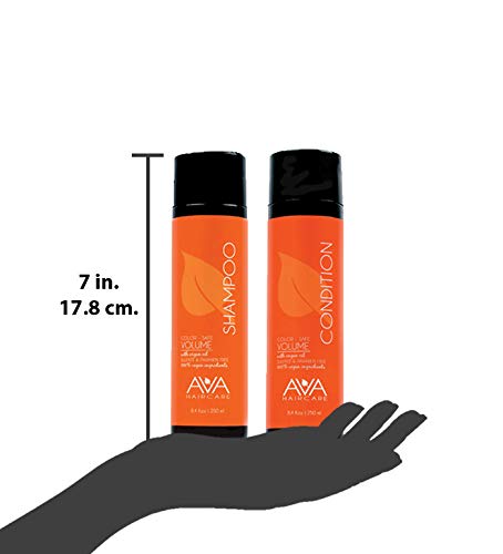 Ava Haircare - Volume Shampoo And Conditioner - Vegan, Sulphate Free, Paraben Free, Cruelty Free (Set of 2, 8.4oz Each) Beauty & Personal Care Ava Haircare