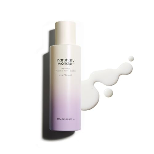 haruharu Wonder Black Rice Probiotics Barrier Essence, 4.05 fl.oz, Skin Flooding & Layering, Strengthens Skin Barrier, Moisturizes, Glowy Radiant Beauty and Personal Care HARUHARU Default Title