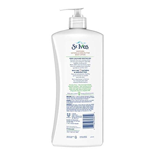 St. Ives Nourish & Soothe, Oatmeal & Shea Butter Body Lotion 21 oz (Pack of 2) Beauty & Personal Care St. Ives