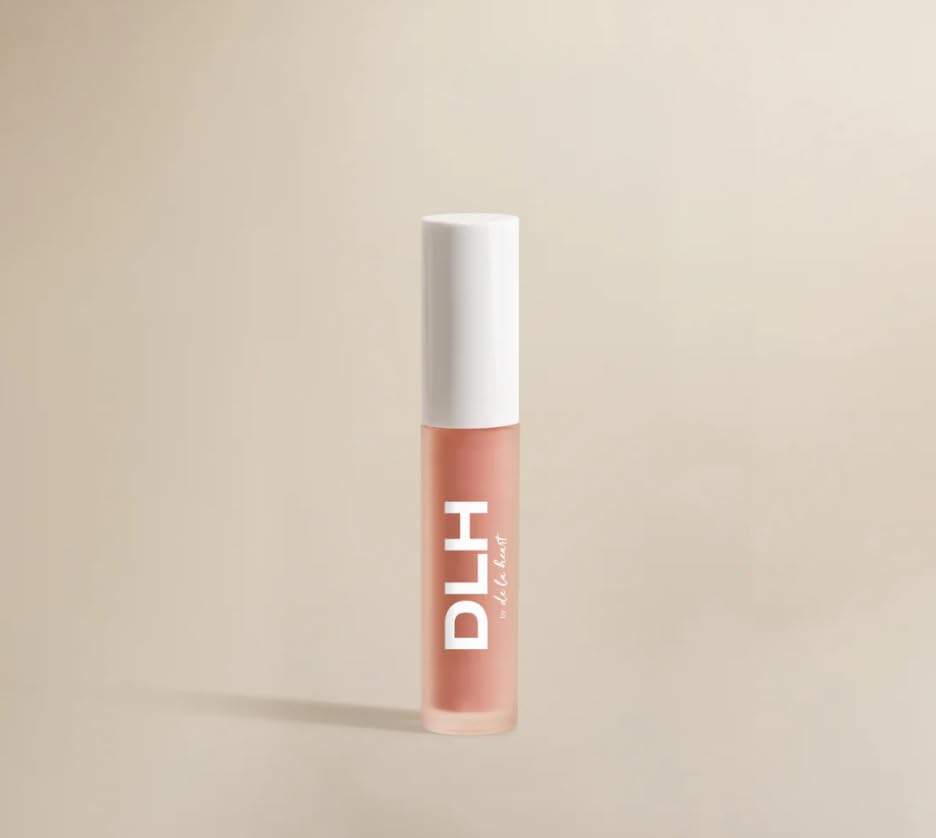 de la heart The Lip Oil Hybrid - Pink Latte - Hydrating Tinted Lip Oil with Antioxidants & Hyaluronic Acid - Sheer Gloss, Vegan & Cruelty-Free Lip Beauty and Personal Care de la heart
