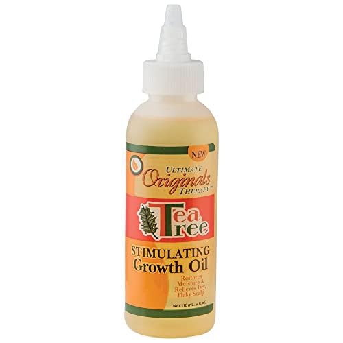 Originals by Africa's Best Therapy Tea Tree Oil Stimulating Growth Oil - Moisturizing Treatment for Hair and Scalp, Relieves Itchiness and Flakiness,