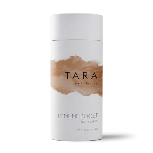 TARA Spa Therapy Immune Boost Bath Salts - Fortifying Aromatherapy Soak with Eucalyptus & Tea Tree, 100% Pure Essential Oils, 16 oz Beauty and Personal Care TARA