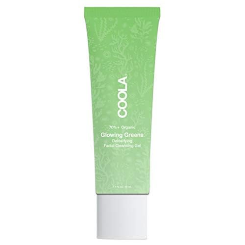 COOLA Organic Glowing Greens Facial Cleanser, Dermatologist Tested Skin Barrier Protection with Aloe Vera Juice, Vegan and Gluten Free, Travel Size Beauty & Personal Care COOLA