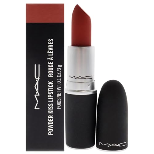 MAC Powder Kiss Lipstick - Devoted To Chili Lipstick Women 0.1 oz Beauty & Personal Care MAC