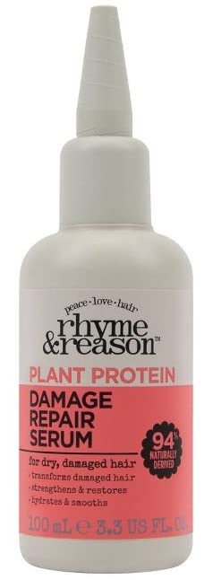 R R Rhyme & Reason Damage Repair Hair Serum 3.3 Fl Oz. For Dry & Damaged Hair. Reduce Hair Breakage. (1 Pack) Beauty & Personal Care R R