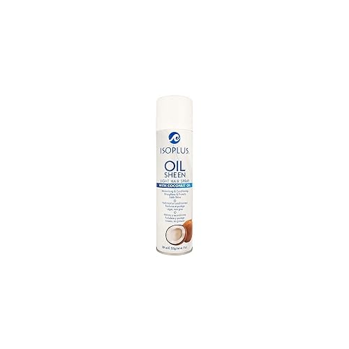 Isoplus Oil Sheen Light Hair Spray with Coconut Oil 9 Oz,Pack of 3 Beauty & Personal Care Isoplus